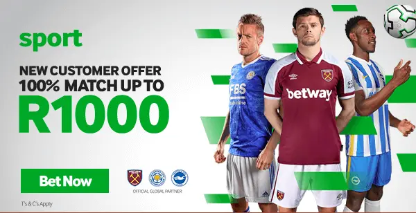 Welcome bonus for bets at betway casino